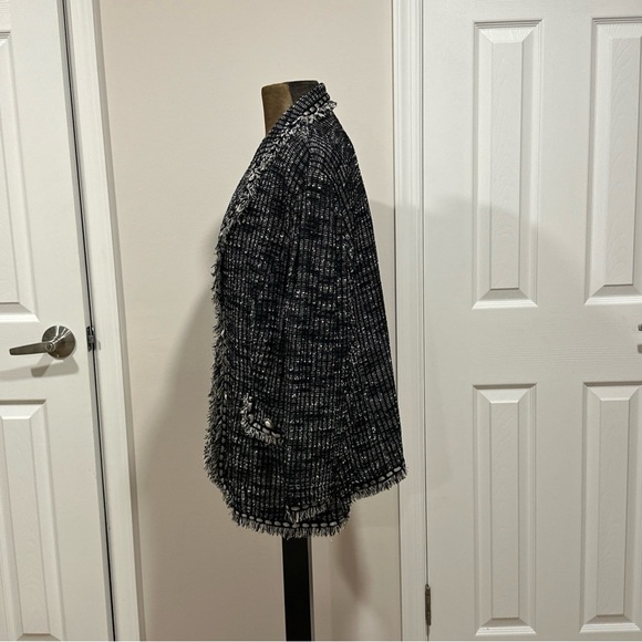 Misook Knit Open Front Jacket Plus Size 1X - Picture 3 of 8